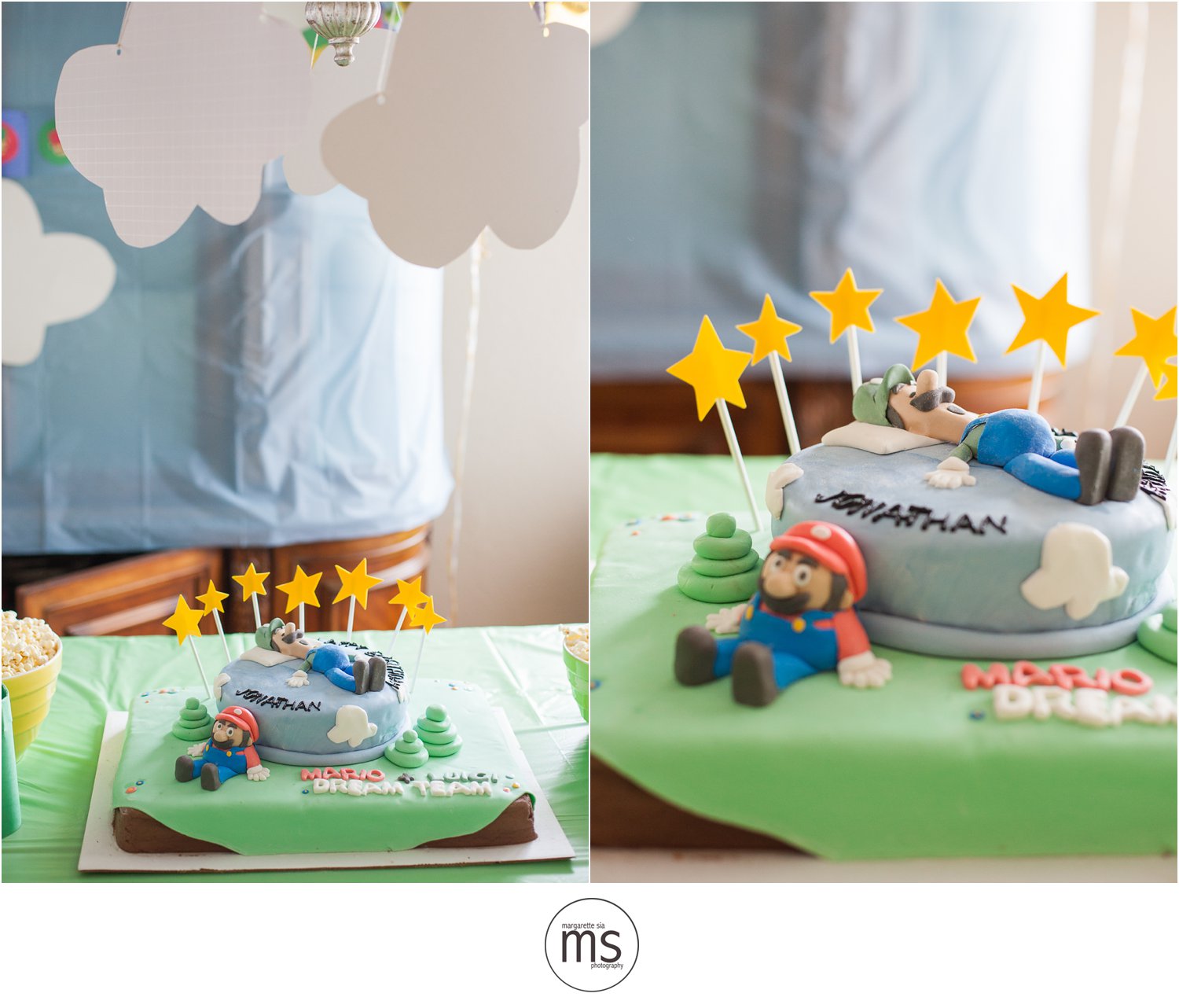 Jonathan's 7th Luigi Mario Party Dream Team Birthday Party Decorations_0005