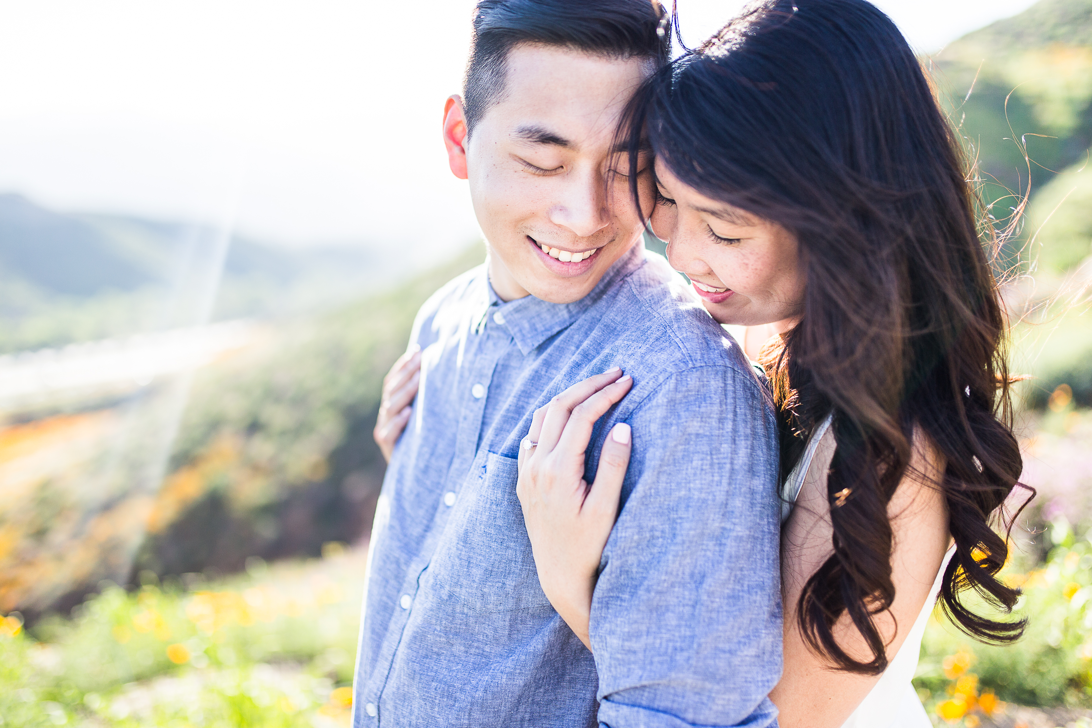 Arnold & Jessica’s Flower Field Engagement in Southern California
