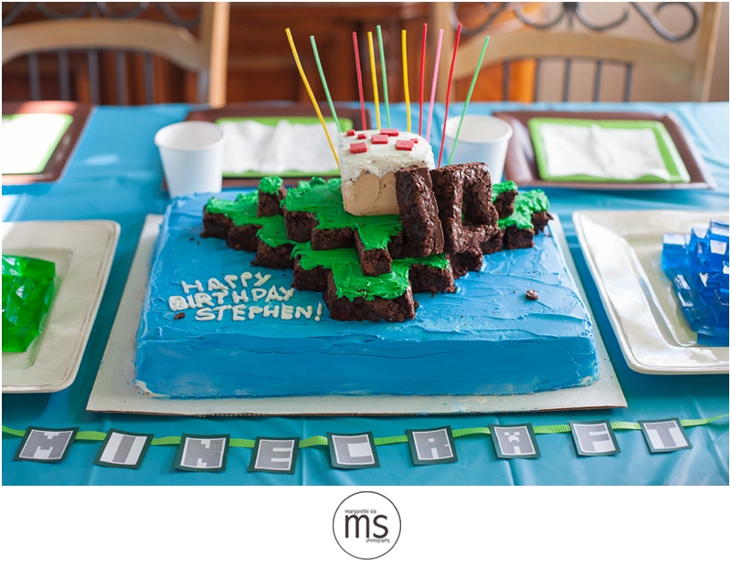A Minecraft Birthday Party Just Margarette
