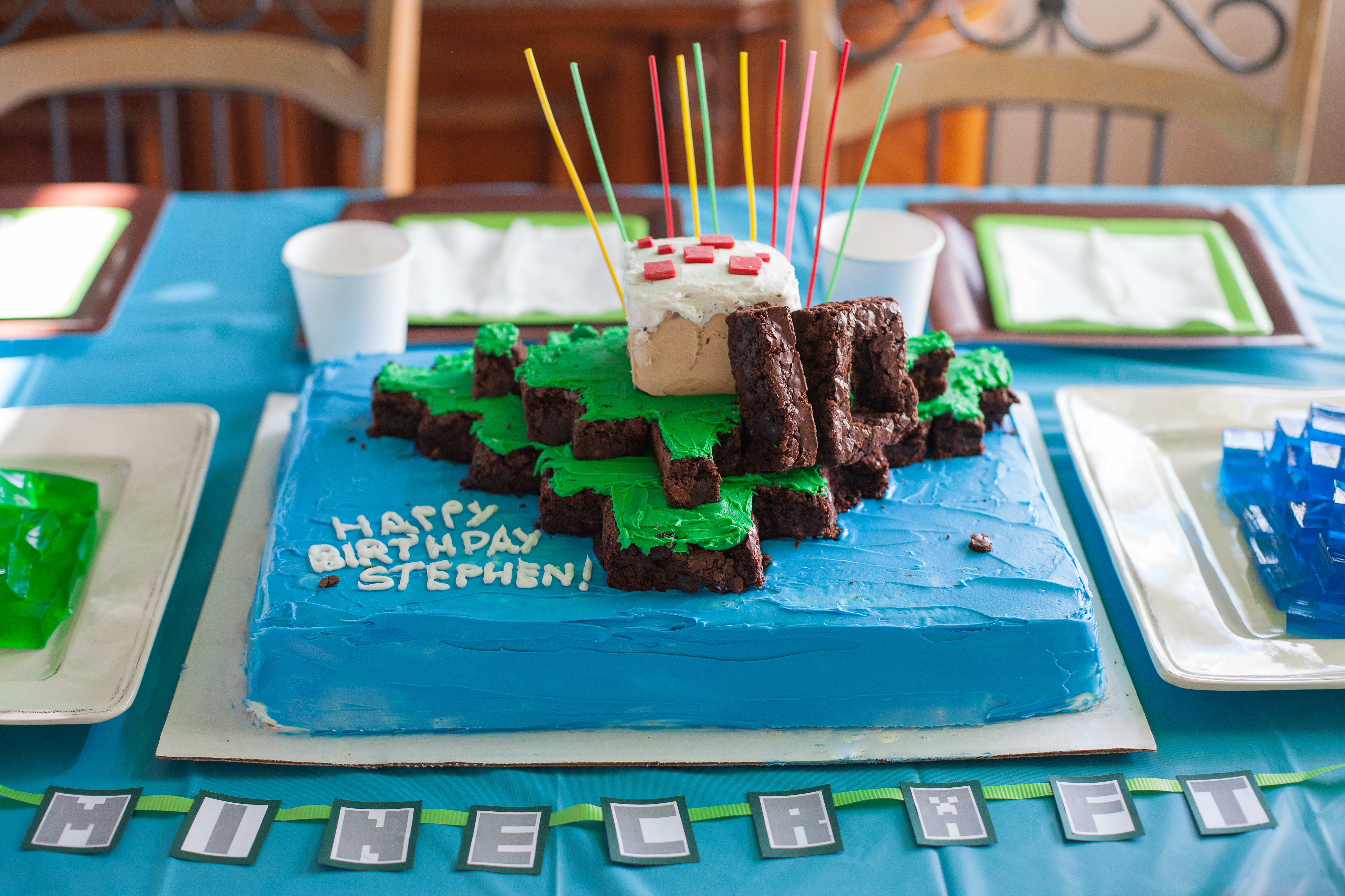 A Minecraft Birthday Party